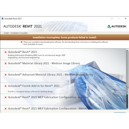 Усунення несправностей з Autodesk Revit