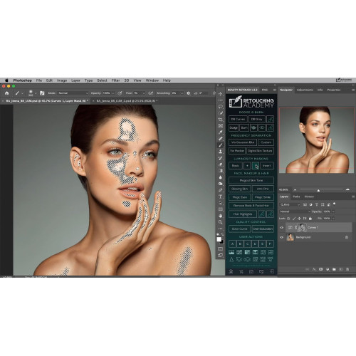 Установка MUA Retouch Panel