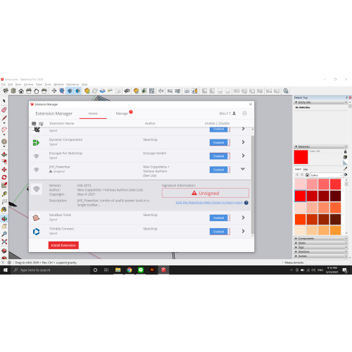 Встановлення плагіну Bella Render для SketchUp