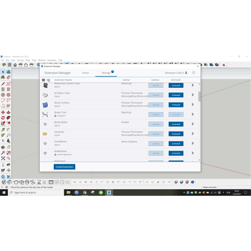 Установка плагина MindSight Studios Quantifier Pro для SketchUp