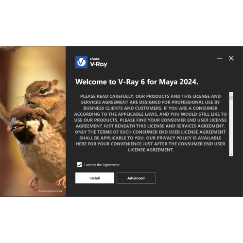 Встановлення V-Ray для Maya